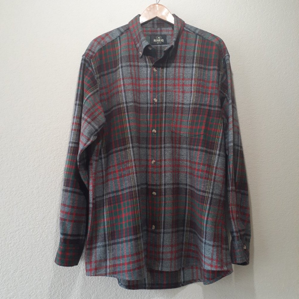 RedHead Flannel Shirt 100% Cotton